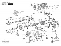 Bosch 0 603 161 103 Csb 460-2 Percussion Drill 220 V / Eu Spare Parts